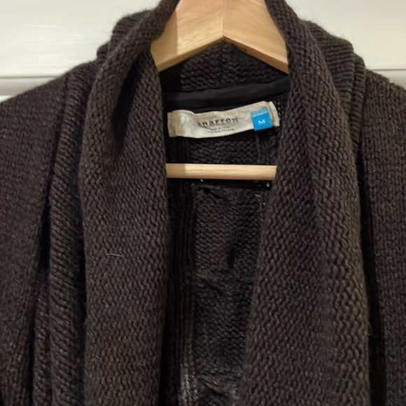 Sparrow open long cardigan sweater - Picture 4 of 7